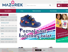 Tablet Screenshot of mazurek-buty.pl